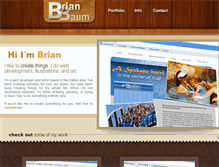 Tablet Screenshot of brianbaum.com